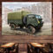 W.O.T. 8. WWII British Truck – Unleash the Power of WWII Military Art with Heavy Armor Weapons Poster – War Arts Flag Wanddekoration Banner
