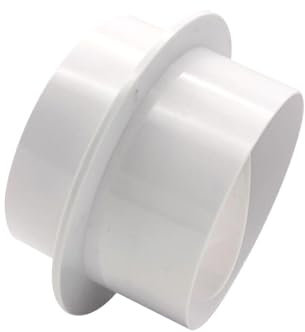 rongweiwang Clapet Anti-Retour pour Tuyau de Conduit Robuste et Durable, Large Application, clapet Anti-Retour de Ventilation en Plastique Multifonctionnel, Coupure, clapet Anti-Retour 80 mm