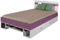 Lomadox Bett 120x200 cm Kinderzimmer Jugendbett Jugendzimmer Kinderbett modern in Kiefer Gebleicht mit lila