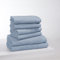 s.Oliver 6 TLG Handtuch Set - 100% Baumwolle, 600 g/m³, weich & angenehm, 4X Handtücher + 2X Duschtücher hellblau