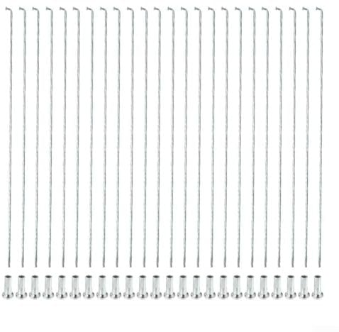 Juego de 24 radios de acero inoxidable compatibles con bicicletas 27 5/26/29er (261 mm)