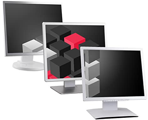 DN 19 Zoll Business Computer Monitor, Desktop Gaming Monitor, HD (VGA - VESA), PC Bildschirm, Weiß/Grau (Generalüberholt)