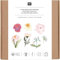 Rico Design Stick and Stitch Stickpackung Frühlingsblumen vorgezeichnet
