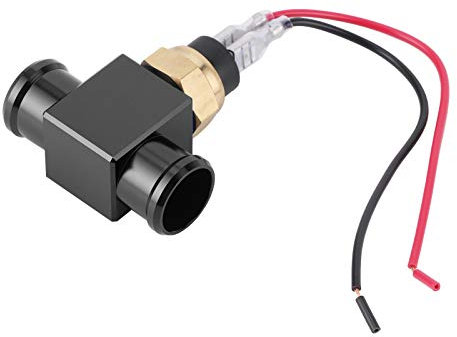 Thermostat Water Temperature Switch Radiator Coolant Fan Temp Sensor Motorcycle ATV Off Road Vehicle (Black)