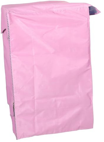 DOITOOL Protège Laveuse Et Sécheuse Housse Étanche Et Anti-poussière Pour Plupart Des Laveuses Et Sécheuses à Chargement Frontal Rose