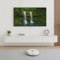 TULAZOU Floating TV Stand,240 CM Wall Mounted TV Cabinet, Floating TV Unit with Door, Modern TV Media Console Center Large Storage TV Bench for Living Room (White, 240CM)