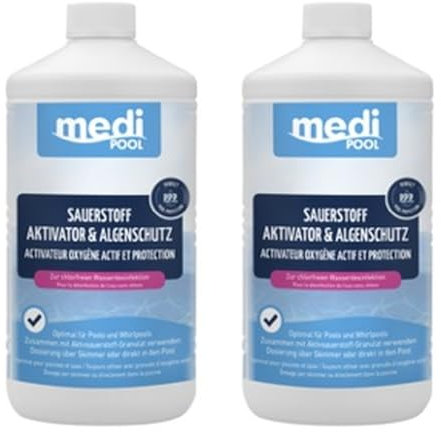Medipool Sauerstoff Aktivator und Algenschutz 2X 1 L