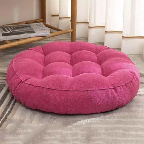 Matelas épais pour assise ou sol Rose foncé 55 x 55 cm