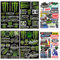 yolzhxe 6 Piezas Pegatinas Moto, Resistentes al Agua Moto de Casco Pegatinas, Vinilo Adhesivos para Motocicletas, Decoración de Patas Graffiti Stickers para Monopatín, Coche y Biclicleta