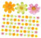 HOMSFOU 150 Stück Mini-Blumenköpfe zum Basteln DIY Blumendekoration kleine Kunstblumenköpfe kleine Blumenköpfe zum Basteln Blumenkranz selber Machen DIY zubehör Seidenblume