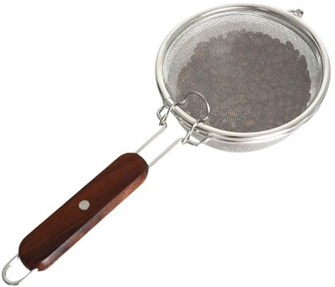 Coffee Roaster, Stainless Steel Manual Tool, Coffee Bean Strainer Durable Hand Crank Roasting Device, Equipment Kitchen Accessory for House, Shop, Picnic, Coffee, Family, Stove Use