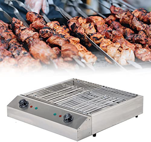 HQYMXYGEUR Electric Smokeless Portable BBQ Barbecue Grill | Indoor Cooking Grill With Water Filled Drip Tray & Temperature Control (D282)