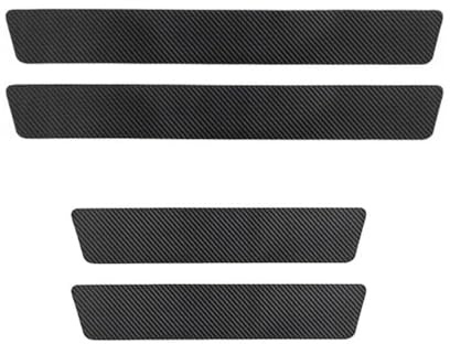 4 Pzs Protector de Umbral de Puerta, para Mazda MX-5 RF ND MX5, Fibra de Carbono Pegatinas Umbrales Coche Protector Parachoques Placa
