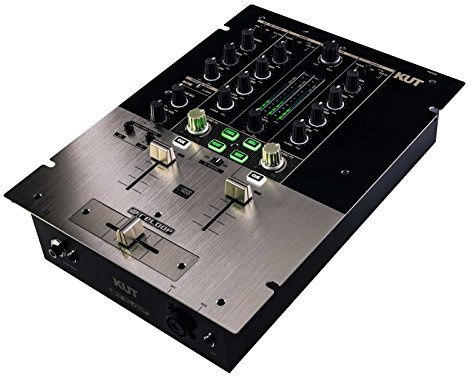 Reloop KUT - mixer DJ professionale a 2 canali scratch/battle con innoFader, interfaccia audio USB, 7 effetti dinamici e abbonamento BPM Supreme gratuito per 90 giorni (Oro-Nero)