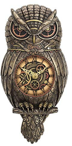 Nemesis Now Chronology Wisdom Uhr, 34 cm, bronzefarben