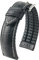 HIRSCH Herren Performance Uhrenarmband Modell George 20 mm Schwarz/weiß