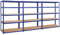 Yaheetech 3X Schwerlastregal 180x120x60cm Regal Lagerregal 5 MDF-Platten Kellerregal Steckregal Werkstattregal 875kg
