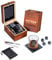 Whiskey Stones and Glass Gift Set for Men – 4 Whisky Scotch Bourbon Chilling Stones + Whiskey Rock Glass + Slate Coasters for Whiskey, Christmas/Father's Day/Birthday Gift/Present for Dad Boyfriend