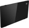 electriQ 2000W Black Designer Glass Heater Wall Mountable Low Energy with Smart WiFi Alexa - Ultra Slim only 8cm Bathroom Safe IP24