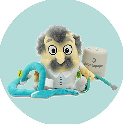 *Empfehlung von Hebammen* papalapapa Massagegerät zur Linderung von Koliken Blähungen Krämpfen Bauchschmerzen bei Babys - Bundle Papa Philbert