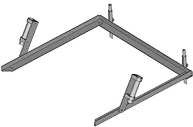 Waller-Rutenhalter -schwere, klappbare Ausführung-