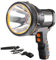 AF-WAN Handscheinwerfer Wiederaufladbar USB,Wiederaufladbare Led Handscheinwerfer 6000 Lumen LED Taschenlampe Laterne mit 5 Leuchtmodi,Wasserdicht Led Suchscheinwerfer Aufladbar für Camping(Schwarz)