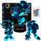 AIRUEEK Sonic Hedgehog Spielzeug 3D nachtlicht LED Illusion Lampe-3Pack Sonic/1 Fernbedienung /1 schwarzer Sockel/-Schlafzimmerdekor Kreative Halloween Weihnachts Geschenke für Kinder Männer