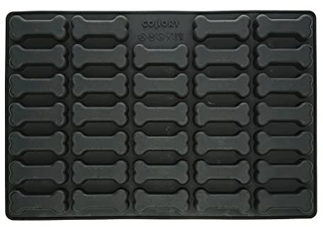 Collory große Knochen (7cm) Silikon Backform, Knochenbackform für Hundekekse und Hundeleckerlies, Pralinenform, Antihaftend und Lebensmittelecht (BPA-Frei)