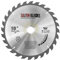 Saxton Flat Top TCT Circular Saw Blade 255mm x 28T x 30mm Bore + rings fits Bosch Makita etc
