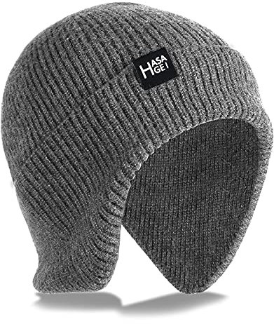 HASAGEI Wintermütze Atmungsaktiv Strickmütze Winter Thermo Mütze Weich Sportmütze Skimütze für Herren und Damen Outdoor