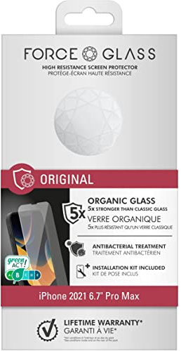 Protège écran Apple iPhone 13 Pro Max Original Garanti à vie Force Glass
