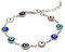 BDM Bracciale occhio turco, amuleto malocchio, occhio turco magico, braccialetto di cristallo di Istanbul, buona fortuna, protezione