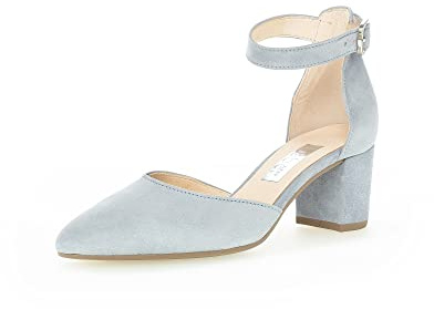Gabor Damen Riemchen Pumps, Frauen Absatzschuhe,hochhackige Schuhe,Ausgehschuhe,Abendschuhe,Court Shoes,stöckelschuhe,aquamarin,40 EU / 6.5 UK