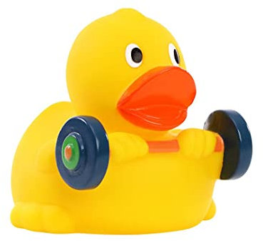 Schnabels Quietsche-Ente Gewichtheber - Das Starke Geschenk für Fitness-Enthusiasten und Entenliebhaber