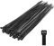 MEKEET Cable Ties Black 100 Pack Tie Wraps 250mm x 3.6mm Strong Nylon Zip Ties 10 inch/25 cm Long Plastic Zip Tie Wraps