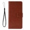 TUUNKMUY Lederhülle für Fairphone 5 Flip Hülle, Wallet Case Handyhülle Handytasche Book PU Leder Tasche Flipcase Kartensteckplätzen Ständer Brieftasche Schutzhülle für Fairphone 5 Dunkelbraun