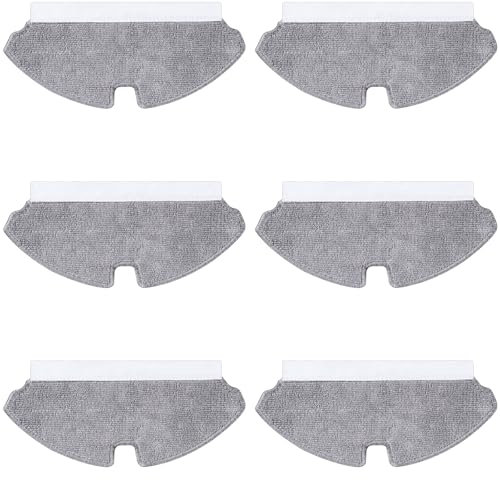 Jegehoyo Lot de 6 chiffons de nettoyage pour robot aspirateur Dreame Mova M1, convient à tous les types de sols, très absorbants et puissants