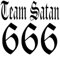 CLOIE Autoaufkleber 10,3 * 9,5 cm Autoaufkleber 3D Satan 666 Aufkleber Und Abziehbilder Auto-Styling Lustiger Aufkleber Auf Autos