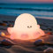 YuanDian Oktopus Nachtlicht, Süßes Octopus Silikon Stilllicht Kinder Nachtlicht Dimmbar Timer Touch Steuerung USB Aufladbar Lampe für Kinderzimmer, Oktopus Geschenke für Babys Kinder