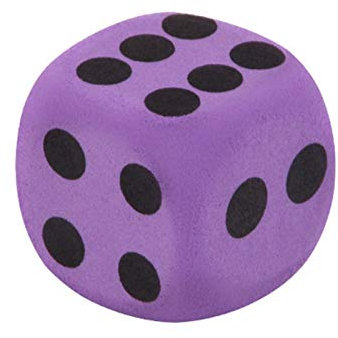 Dadi In Schiuma - Dadi Grandi Per Bambini | Dadi Per Esercizi Per Bambini | Grandi Blocchi Quadrati Colorati Assortiti Riutilizzabili | Cubi Di Schiuma Con Punti Numerici | Bomboniere Per Bambini, Rag