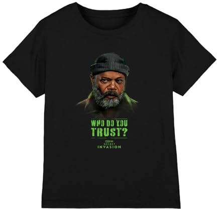 Marvel Boy's Secret Invasion Who Do You Trust Unisex Kids T Shirt T-Shirt