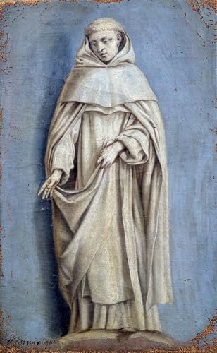 PMEFGJDPE Berühmte Gemälde Poster Kunstdrucke Porträts Wandkunst Saint-Gemälde auf Leinwand von Laurent De La Hyre Leinwand Ölgemälde für Heimtextilien 60x90cm