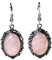 Orecchini Pendenti Vintage In Quarzo Rosa con Filigrana Cava Anticata, Eleganti Orecchini Pendenti con Pietre Preziose, Gioielli Da Sposa per Feste, per Donna