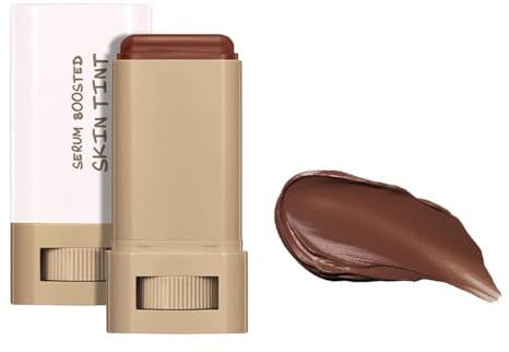 Beauty Skin Tint, Solid Tinted Serum Boosted Skin Tint Balm For Black Women, Smooths Fine Lines And Evens Tone With A Natural Finish (01#)