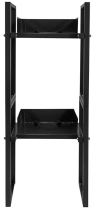 PROREGAL Fassregal für 30-60 Liter Fässer Duo | HxBxT 116x47x65cm | Anthrazitgrau | Regal Fässer Fässerregal Standregal