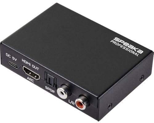 SpeaKa Professional Audio Extraktor SP-HDA-190 [HDMI - HDMI] 3840 x 2160 Pixel