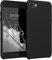 kwmobile Case Compatible with Apple iPhone SE (2022) / iPhone SE (2020) / iPhone 8 / iPhone 7 Case - TPU Silicone Phone Cover with Soft Finish - Black