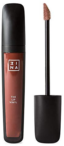 3INA | Maquillage Sans Cruauté | Vegan | Gloss à Lèvres | Brillant à Lèvres | Effet Brillant | Longue Tenue | Hydratant | The Lip Vinyl 705 Nu rose foncé