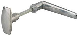 THIRARD - Ensemble bouton/béquille pour porte, carré 6mm, 1 portée, zingué