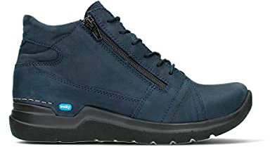 Wolky Comfort Schnürschuhe Why - 11800 Nubukleder blau - 40